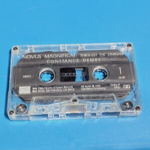 Constance Demby Novus Magnificat Through The Stargate Cassette Tape No Case